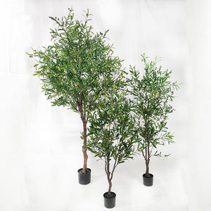 Grand <span class=keywords><strong>olivier</strong></span> artificiel réaliste de 6 pieds Décoration de jardin en plastique presque naturel Grand faux <span class=keywords><strong>olivier</strong></span> en <span class=keywords><strong>pot</strong></span> à vendre - Product Image 2