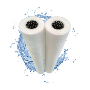 High Quality 10 Or 20 Inch Water Filter Cartridge 5 Micron <b>Polyester</b> <b>Yarn</b> Melt Blown Element For Industrial Drinking - Product Image 1