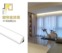 16*16mm 45 grados esquina aluminio LED perfil tapas accesorios para COB tira luces anodizado canal LED difusor