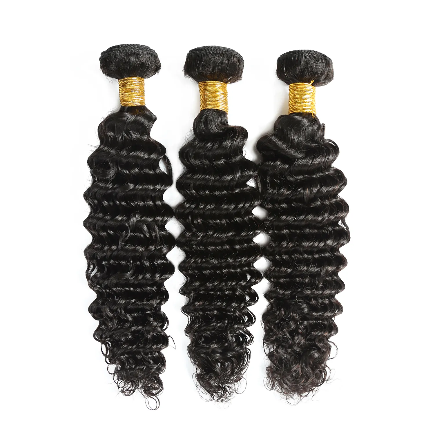 YC Brazilian Hair Deep Wave Bundles 10-30 Zoll 9A Human Hair Weave Bundles Natürliche Farbe Haar bündel