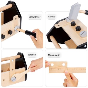 Jouet éducatif en bois écologique Whack-a-Mole pour enfants, unisexe - Product Image 6