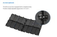 Schermo LED Trasparente TLi LED TL1000 Pro P3.91-7.81mm 1000x500mm Alta Luminosità Alta Frequenza di Aggiornamento Impermeabile Alta Trasparenza