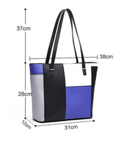 Guangzhou Usine Personnalisé PU cuir imperméable week-end shopper ladys sacs