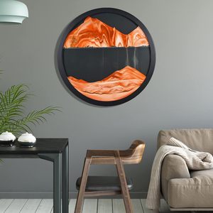 Round <strong>Glass</strong> Moving Sand Art 3D Home Decoration Gift Box <strong>Love</strong> Europe Wall Mounted Sand <strong>Painting</strong> Sand Frame Living Room Decoration - Product Image 4