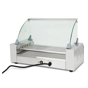Thép Không Gỉ <span class=keywords><strong>Hot</strong></span> <span class=keywords><strong>Dog</strong></span> Lăn Rolling Grill Máy Để Bán - Product Image 2