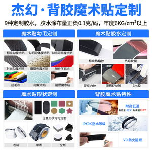 Bande adhésive auto-agrippante en nylon lavable pour vêtements, de type Oriental Fastener - Product Image 3