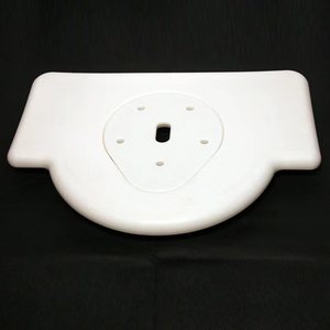 Siège de toilette en ABS avec insert en PU pour personnes âgées, utilisation dans la salle de bain - Product Image 2