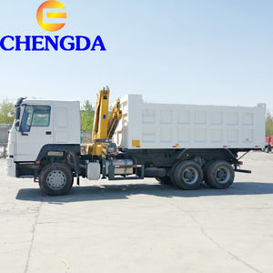 Nouveau <span class=keywords><strong>camion</strong></span> à <span class=keywords><strong>benne</strong></span> basculante pliable Howo Truck 10Ton 6X4 avec <span class=keywords><strong>grue</strong></span> - Product Image 6