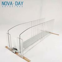 Novaday-Poussoir à cigarettes combinable Étagère en acrylique personnalisée Étagère de supermarché Poussoir à cigarettes Étagère à cigarettes