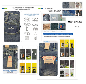 Großhandel Jahrgänge Hochwertige Jeans Herren Straight Wide Leg Jeans Plus Size Unisex Loose Fit Hip Hop Streetwear Baggy Jeans Herren - Product Image 6