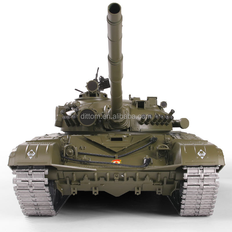 2.4G 1: T-72メタルロシアRCメインバトルタンクHL3939-1