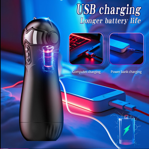 Coupe de masturbation masculine intelligente à aspiration automatique, vibration, commande vocale, Bluetooth, étanche et mains libres |   Jouet sexuel électrique pour adultes hommes - Product Image 5