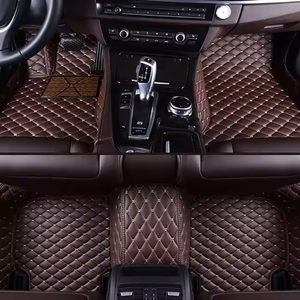 Tapis de sol de voiture en cuir sur mesure KIA Rio <span class=keywords><strong>Niro</strong></span> K3 K5 Soul Ceed Cerato Forte Spectra Sportage Design 3D compatible avec Ford VW - Product Image 3