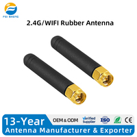 Antenne WiFi 2,4 GHz en caoutchouc SMA Mâle 3dBi Mini Omnidirectionnelle à Gain Élevé pour Routeur Carte PCI Adaptateur USB