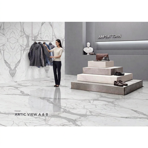 Stardust Smoke 800x1600mm Glossy Porcelain Floor And Wall <b>Tiles</b> Smoky Stone Design 80x160cm - Product Image 5