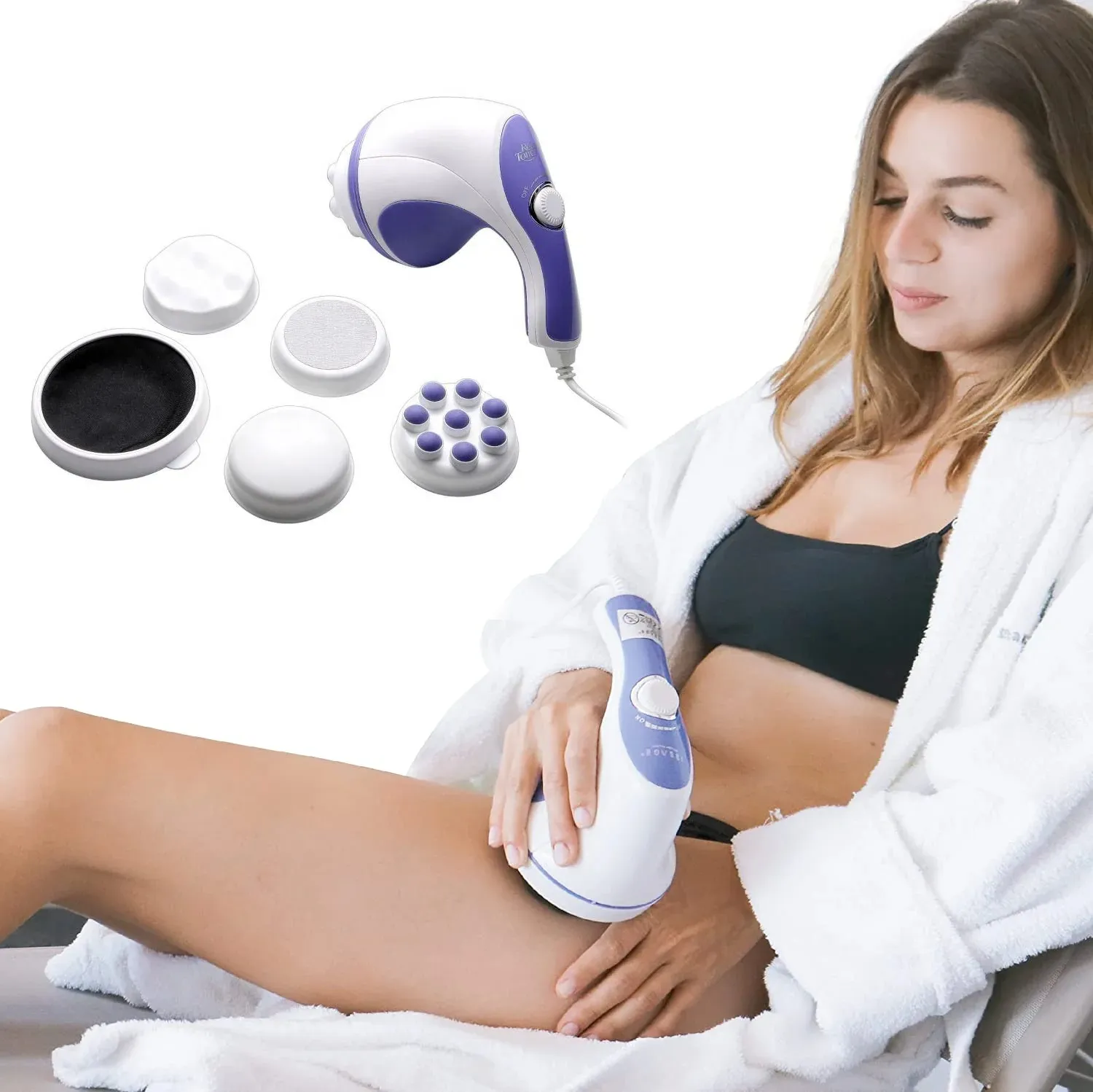 Full Relax Tone Spin Körper massage gerät 3D Elektrisches Ganzkörper-Schlankheit massage gerät Roll Cellulite Massage gerät