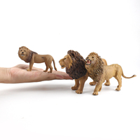 Modèles d'animaux africains de différentes tailles en PVC, tigre, lion, léopard, jouet éducatif pour enfants