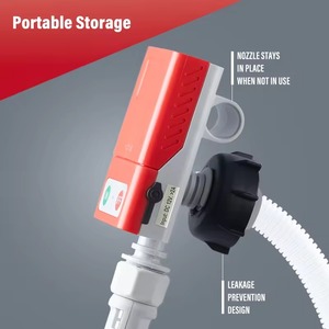Pompe de transfert de carburant semi-automatique à moteur DC unique, 4 adaptateurs, 3,8 GPM, basse pression, certifiée CE, OEM, 5V/12V, automobile - Product Image 4