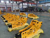 3cx 3dx JCB 7 Tonnes Brise-roche hydraulique pour chargeuse-pelleteuse et excavatrice