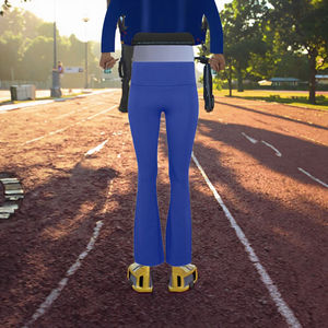 Pantalon de yoga évasé taille haute respirant pour femme, idéal pour le sport, le fitness et le Pilates, effet push-up, vente en gros pour la saison estivale - Product Image 2