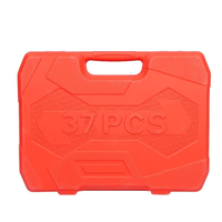 Kit d'outils de réparation automobile CRV 72T, 37 pièces, clé à cliquet métrique en acier inoxydable, coffret rigide, garantie 3 ans, déverrouillage rapide