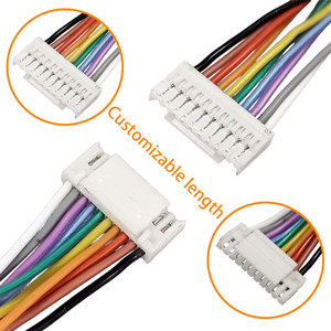 מחבר JST GH סדרה 1.25 זכר ונקבה בהתאמה אישית עם <span class=keywords><strong>10</strong></span> פינים, עם כבל 1007 28AWG - Product Image 2