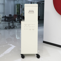 Bojue Neues Design Salon-Möbel Friseursalon-Schrank Moderner Gold-Salon-Werkzeugwagen Metall-Friseurschrank mit Schublade