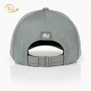 Gorra Trucker Deportiva 4u, Malla Transpirable, Ajustable, Unisex, para Exteriores, Primavera/Verano, 5 Paneles, Gris Verde - Product Image 4