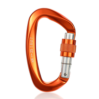 Mousqueton professionnel ovale 25kN H-Section O-Twist Triact pour l'escalade, le sauvetage et les travaux en hauteur