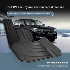 พรมปูพื้นรถยนต์ TPE แบบกึ่งปิด สำหรับท้ายรถและพนักพิงหลัง สำหรับรุ่น <span class=keywords><strong>IX3</strong></span>/X3/19-25 X4 ปี 18-25 - Product Image 2