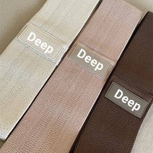 Tùy chỉnh không trượt nude nâu thể thao kháng hip vòng tròn tập thể dục ban nhạc đàn hồi thiết lập của chiến lợi phẩm ban nhạc cho phụ nữ sức mạnh Đào Tạo - Product Image 4