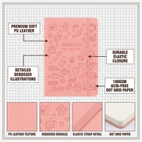Couverture de carnet de notes vierge en similicuir A4 A5 A6 pour sublimation, impression par transfert thermique, logo personnalisé