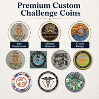 Pièce de collection personnalisée en émail 3D gaufré avec logo de la Brigade des pompiers, finition or et argent antique, souvenir OEM