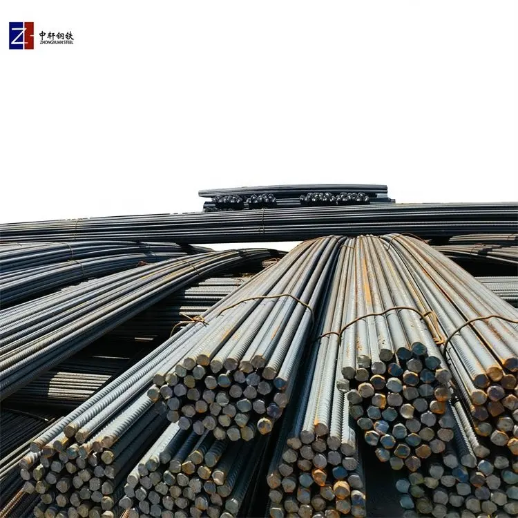 Hrb335 Hrb400 Hrb500 deforme Bar 12 16 20 Mm endüstriyel çelik takviye türk inşaat demiri için