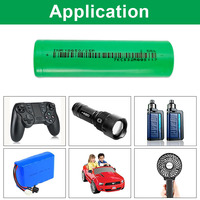 EV INR18650 25P 2500mAh 3.6V 10C Baterai Lithium Ion Isi Ulang dengan Pengosongan Tinggi untuk Peralatan Listrik PK Lishen LR18650LD
