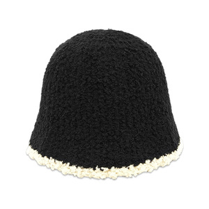Uncle Stubble Bucket Hat Fleece Warm Winter Women's Fisherman Hat Camel Black Off White - Product Image 5