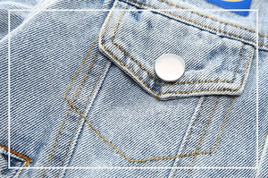 Jaket Jeans OEM untuk Anak-anak yang Dapat Dikustomisasi, Jaket Jeans Fashion untuk Balita, Jeans Anak Laki-laki, Jaket Denim Remaja - Product Image 3