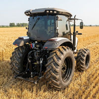 Tracteur agricole 4x4, moteur EPA, CE EURO5, 90 ch, 100 ch, compact, mini-tracteur, tracteur de ferme, tracteur de jardin avec cabine