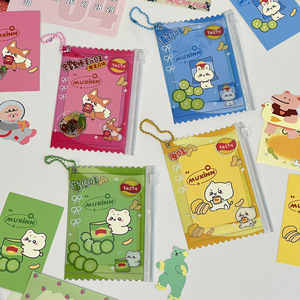 Vigreat 2025 mới nhất tùy chỉnh PVC Anime Acrylic Inflatable bao bì Gummy Kpop sang trọng photocard kẹo Túi Keychain - Product Image 5