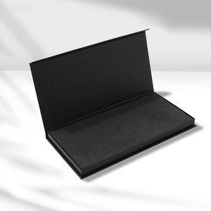 Custom Logo Recycled Materials Paper Packaging Hard Flap Cardboard Magnetic Gift Box Drawer Style Glasses Packing - Product Image 5