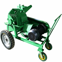 Broyeur à bois, concasseur à marteaux pour recyclage du bois, machine à fabriquer de la sciure et de la poudre de 3 mm avec moteur, roulement, capacité de 3T/h, 220V