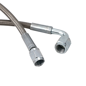 Longueur personnalisée universelle AN3 AN4 pivotant en acier inoxydable tressé PTFE <span class=keywords><strong>tuyau</strong></span> de <span class=keywords><strong>frein</strong></span> ligne droite 90 degrés <span class=keywords><strong>raccord</strong></span> - Product Image 2