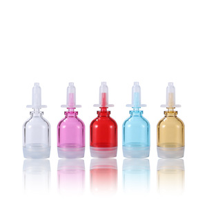 FTS เกาหลีขนาดเล็กแขวนขวดกรดไฮยาลูโรเดิมของเหลว Ampoule คอสาระสำคัญรักษาขวด10มิลลิลิตรขวดหลอดไฟขนาดเล็ก - Product Image 1