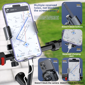 Supporto Universale Regolabile per Cellulare da <span class=keywords><strong>Moto</strong></span>, Vendita all'Ingrosso, Supporto Flessibile per Scooter e Motociclette - Product Image 5