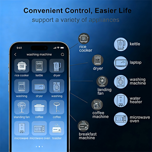 Ensemble d'appareils d'automatisation de la maison intelligente FY001 - Prise/lumière/capteur pour la maison/l'hôtel/le bureau, contrôle de la minuterie par application - Product Image 3