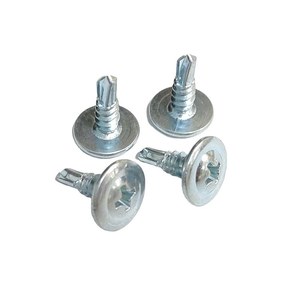 Vis à tête cylindrique en acier inoxydable zingué DIN (pouces) 4.2x13 4.2x16 pour le perçage de tôles, en gros, en stock - Product Image 1