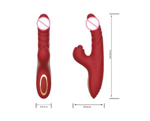 G-Spot قابل للسحب دسار تلسكوبي أنثى ترفرف هزاز ألعاب جنسية الاستمناء عصا هزاز للمرأة - Product Image 6
