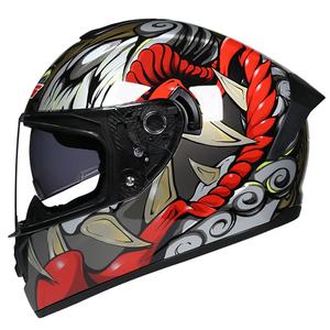 Casque de Motocross entièrement fendu, avec bord rigide, casque de sécurité ABS, avec <span class=keywords><strong>Suspension</strong></span> à 4 points - Product Image 2