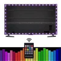 Retroiluminación LED Inteligente RGB para TV de 32-65 Pulgadas - Sincronización con Pantalla y Música, Tira de LED Flexible para Iluminación de Fondo de TV