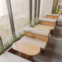 Mobilier moderne pour restaurant Offre Spéciale Ensemble de tables et de chaises pour café-restaurant Combinaison de thé au lait et de banquette
